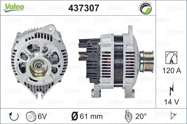 Valeo 437307 - Alternatore autozon.pro