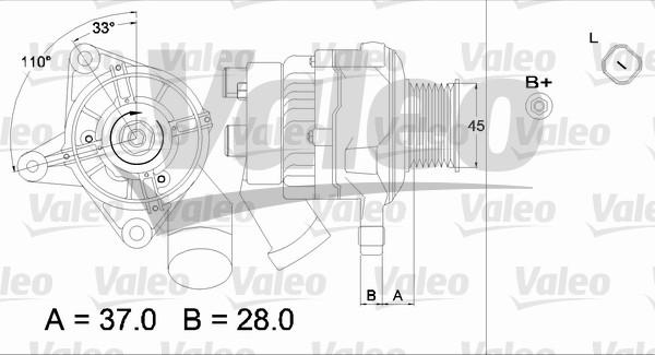 Valeo 437319 - Alternatore autozon.pro