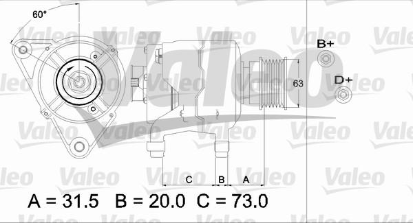 Valeo 437310 - Alternatore autozon.pro