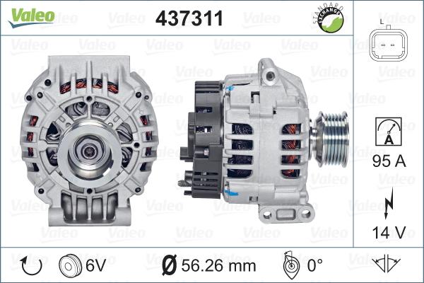 Valeo 437311 - Alternatore autozon.pro