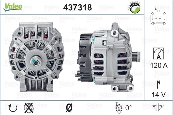 Valeo 437318 - Alternatore autozon.pro