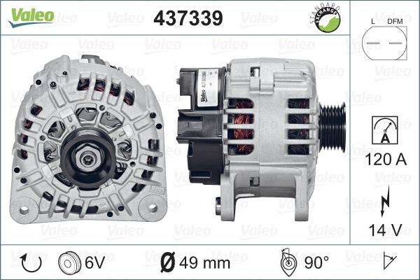 Valeo 437339 - Alternatore autozon.pro