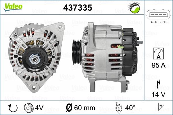 Valeo 437335 - Alternatore autozon.pro