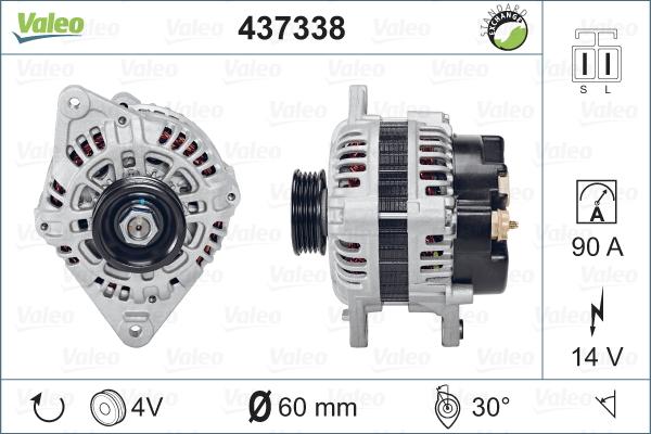 Valeo 437338 - Alternatore autozon.pro