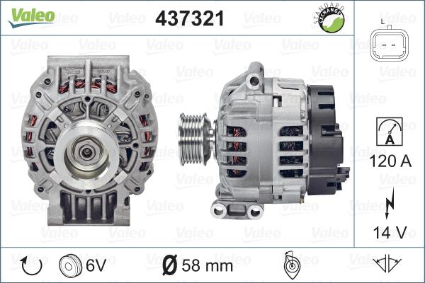 Valeo 437321 - Alternatore autozon.pro