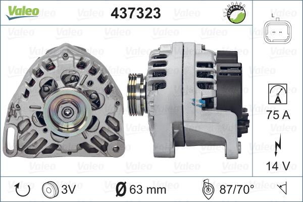 Valeo 437323 - Alternatore autozon.pro