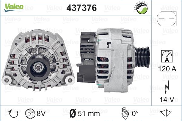 Valeo 437376 - Alternatore autozon.pro