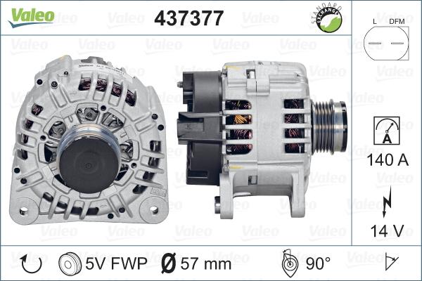 Valeo 437377 - Alternatore autozon.pro