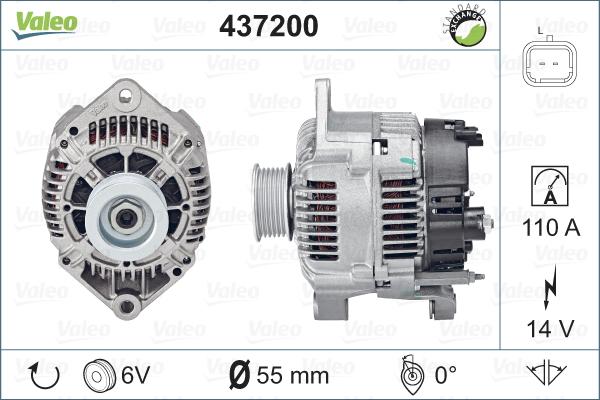 Valeo 437200 - Alternatore autozon.pro