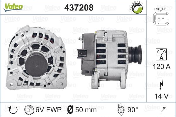 Valeo 437208 - Alternatore autozon.pro