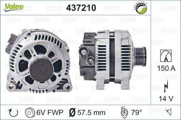 Valeo 437210 - Alternatore autozon.pro