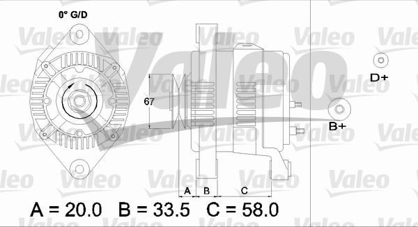 Valeo 437211 - Alternatore autozon.pro