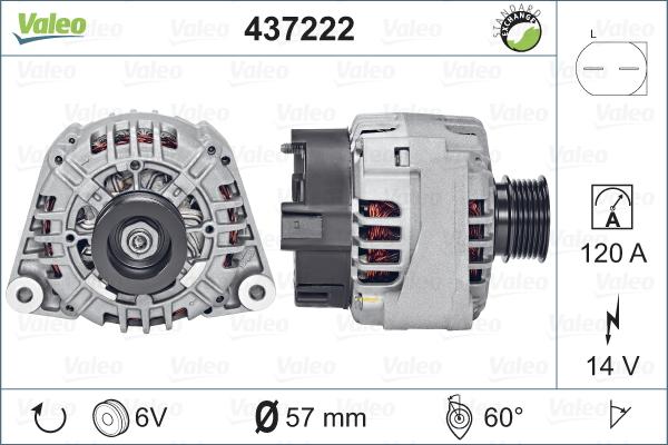 Valeo 437222 - Alternatore autozon.pro