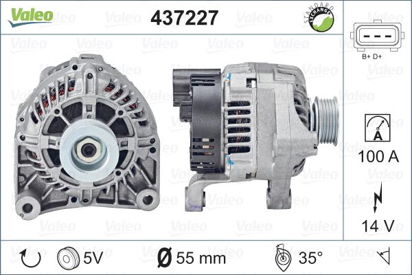 Valeo 437227 - Alternatore autozon.pro