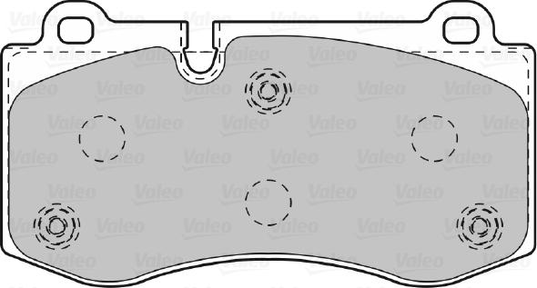 Valeo 598995 - Kit pastiglie freno, Freno a disco autozon.pro