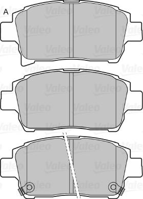 Valeo 598917 - Kit pastiglie freno, Freno a disco autozon.pro