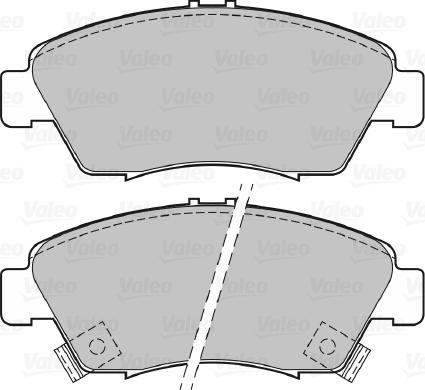 Valeo 598494 - Kit pastiglie freno, Freno a disco autozon.pro