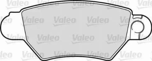 Valeo 598455 - Kit pastiglie freno, Freno a disco autozon.pro