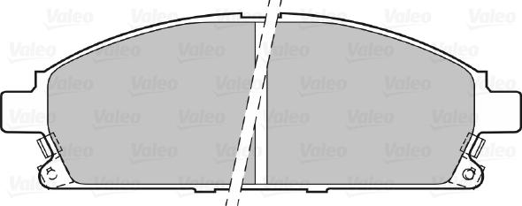 Valeo 598452 - Kit pastiglie freno, Freno a disco autozon.pro