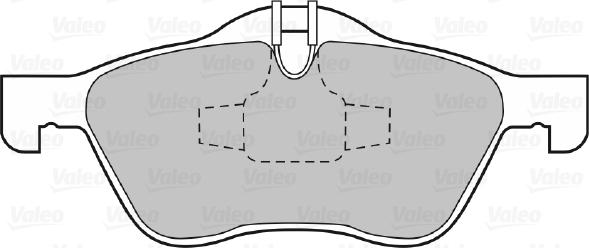 Valeo 598413 - Kit pastiglie freno, Freno a disco autozon.pro