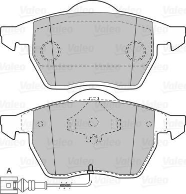 HELLA T1587 - Kit pastiglie freno, Freno a disco autozon.pro