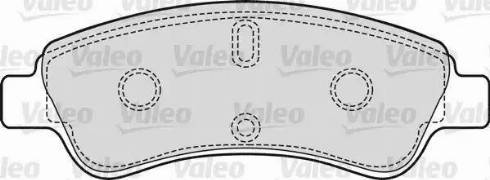 Valeo 598421 - Kit pastiglie freno, Freno a disco autozon.pro