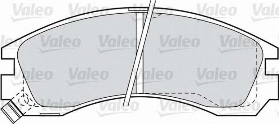 Valeo 598552 - Kit pastiglie freno, Freno a disco autozon.pro