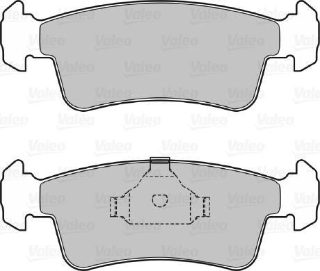 Valeo 598532 - Kit pastiglie freno, Freno a disco autozon.pro