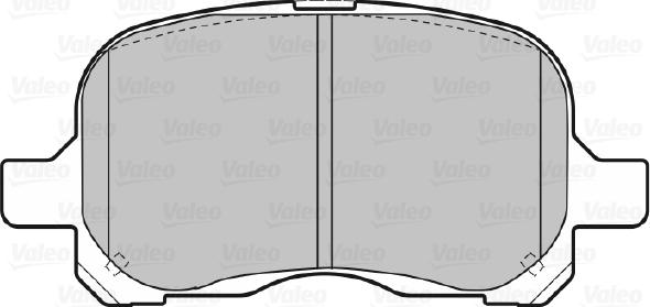 Valeo 598579 - Kit pastiglie freno, Freno a disco autozon.pro