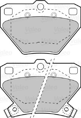 Valeo 598577 - Kit pastiglie freno, Freno a disco autozon.pro