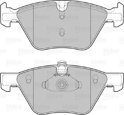 Valeo 598640 - Kit pastiglie freno, Freno a disco autozon.pro