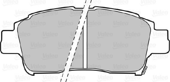 Valeo 598606 - Kit pastiglie freno, Freno a disco autozon.pro