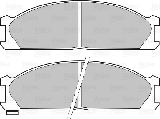 Valeo 670618 - Kit pastiglie freno, Freno a disco autozon.pro