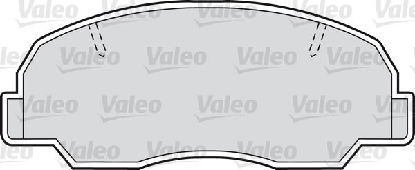 Valeo 598685 - Kit pastiglie freno, Freno a disco autozon.pro