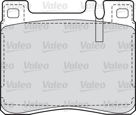 Valeo 598688 - Kit pastiglie freno, Freno a disco autozon.pro