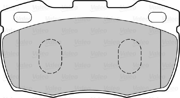 Valeo 598623 - Kit pastiglie freno, Freno a disco autozon.pro