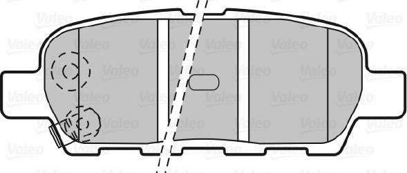 Valeo 670672 - Kit pastiglie freno, Freno a disco autozon.pro