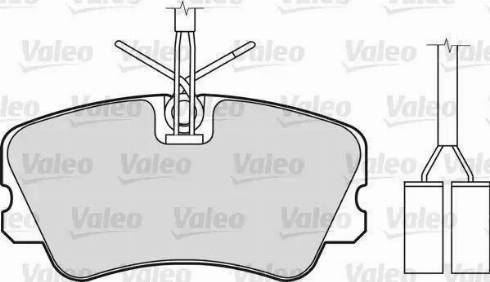 Valeo 540494 - Kit pastiglie freno, Freno a disco autozon.pro