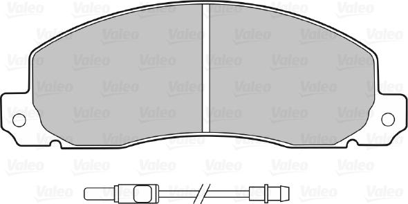 Valeo 598086 - Kit pastiglie freno, Freno a disco autozon.pro