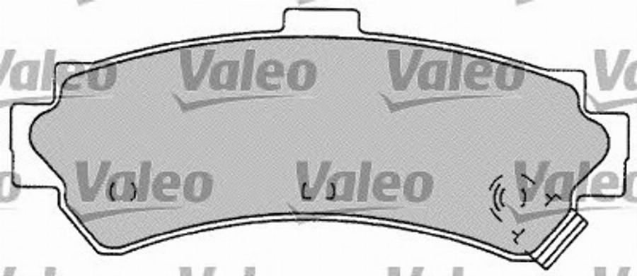 Valeo 598072 - Kit pastiglie freno, Freno a disco autozon.pro