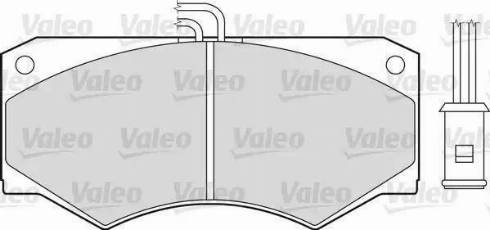 Valeo 598140 - Kit pastiglie freno, Freno a disco autozon.pro