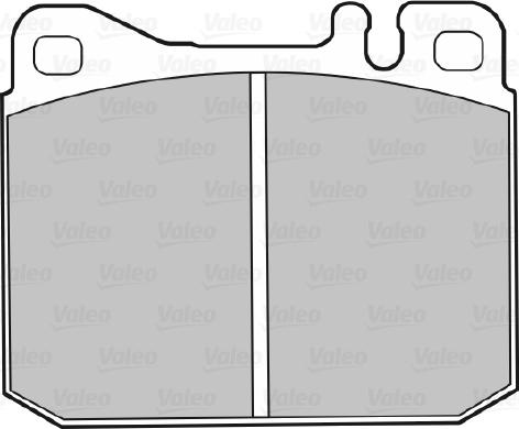 Valeo 598109 - Kit pastiglie freno, Freno a disco autozon.pro