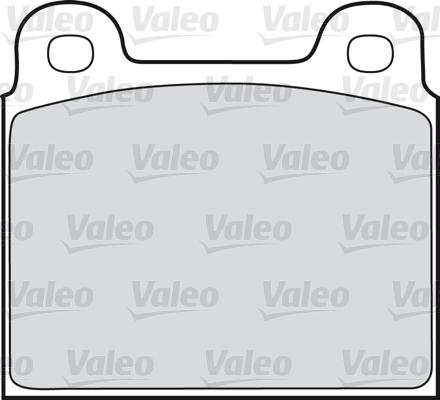 Valeo 598111 - Kit pastiglie freno, Freno a disco autozon.pro