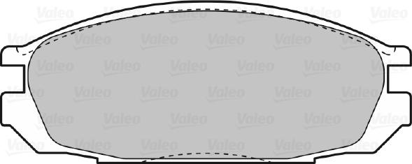 Valeo 598851 - Kit pastiglie freno, Freno a disco autozon.pro