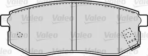 Valeo 598866 - Kit pastiglie freno, Freno a disco autozon.pro