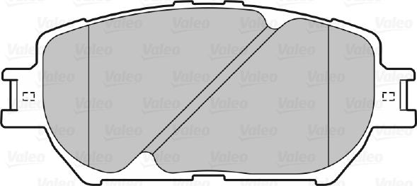 Valeo 598862 - Kit pastiglie freno, Freno a disco autozon.pro