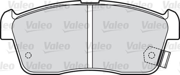 Valeo 598832 - Kit pastiglie freno, Freno a disco autozon.pro