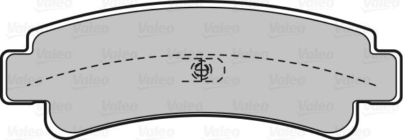 Valeo 598826 - Kit pastiglie freno, Freno a disco autozon.pro