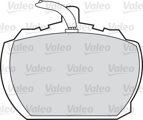 Valeo 598391 - Kit pastiglie freno, Freno a disco autozon.pro