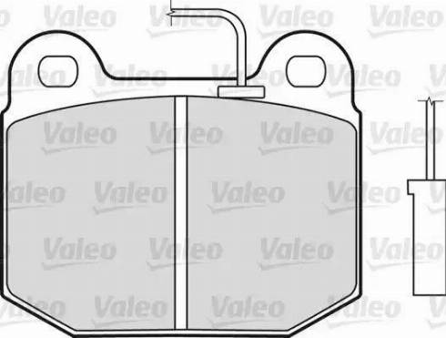 Valeo 598349 - Kit pastiglie freno, Freno a disco autozon.pro